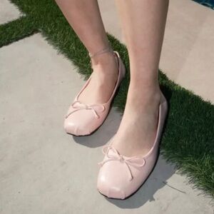 JEFFREY CAMPBELL Tutu Ballet Flat Shoes Women's Size US 9.5 Pink